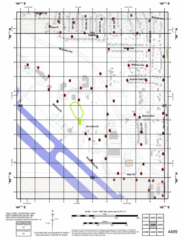 USNG 1 km Mapbook
