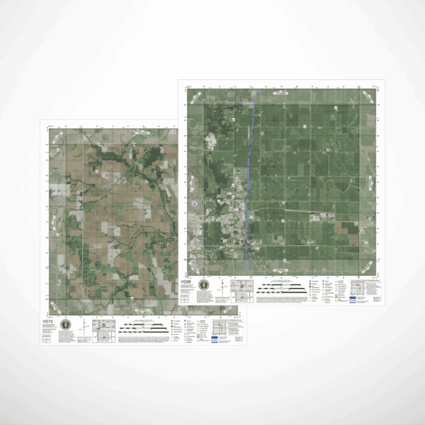 USNG 10 km Maps
